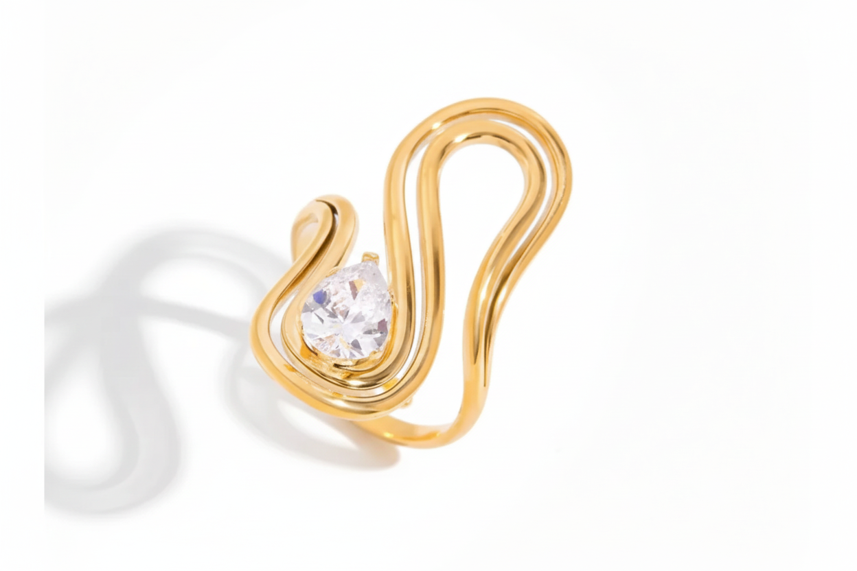 Icon Gold Geometric Ring