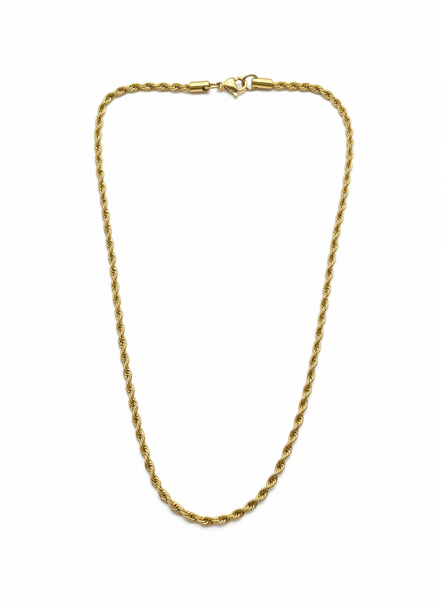 The Layered Rope Necklace 18K Gold Plated